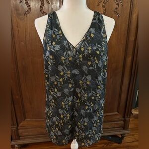 Cabi Sheer Floral Sleeveless Blouse – Size Medium